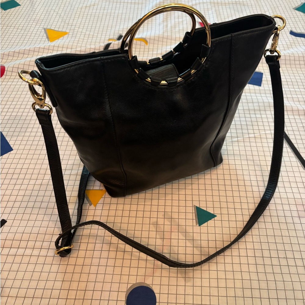 Tignanello Black Leather Bag